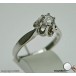 Ring mit Solitär in 585 er Gold mit Brillantsolitär Brillant Diamant 52 top