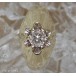 Ring mit Brillanten Diamanten Solitäre in aus  14 Kt 585 er Gold 52 Edles