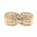 Ring mit 36 Brillanten Diamanten 0,72 ct in 14 Kt 585 er Gold Grösse 56 top