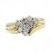 Ring mit Brillanten Diamanten 0,65 ct. in 14 Kt. 585 er Gold Ringe 52 Edel