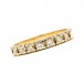 Ring mit 7 Brillanten Diamanten 0,45 ct. in 14 Kt 585 er Gold 61 Edles