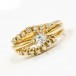 Ringe mit Brillant Solitär 0,17 ct Diamanten 0,21 ct in 14 Kt 585 Gold Luxus