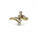 Ring mit Brillanten Diamanten 0,60 ct in 585 14 kt Gold Gr.53 Sammlerstück