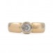 Ring mit Brillantsolitär 0,20 ct. in 14 Kt. 585 Gelbgold Gr. 59