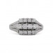 Ring mit Brillanten Brillant Diamant Diamanten in Weiß gold 585 er 14 Kt. 53 