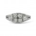Ring mit Brillanten Diamanten in aus 18 Kt 750 er Gold Grösse 63 Edel!