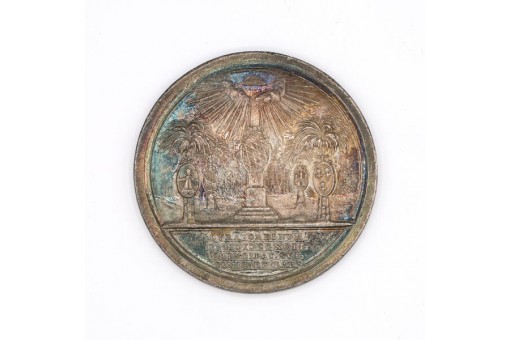 Silbermedaille Karl Theodor 1792 50 j&auml;hriges Regierungsjubil&auml;um Sammlerst&uuml;ck