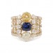 Antikring mit Diamanten in 585 / 750 Rotgold IHK Expertise Gr. 55 Sammlerstück