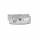 Ring mit 46 Diamanten 0,46 ct in 14 Kt 585 er Gold Weiß gold 55 