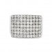 Ring mit 70 Diamanten Brillanten 2,8 ct in 18 Kt 750 Gold Grösse 63