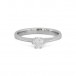 Ring Marke WEMPE mit Brillantsolitär 0,34ct. in 18 Kt 750 Gold Gr. 53 Zertifikat