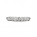 Ring Bandring Halbmemory mit 7 Brillanten 0,70 ct. in Platin Gr. 55