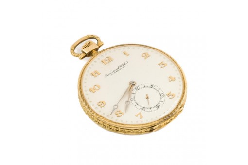 Taschenuhr Frackuhr Pocketwatch IWC-Schaffhausen 14 Kt. 585 Gold Sammlerst&uuml;ck