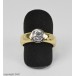 Ring mit Solitär Brillanten Diamanten Einkaräter in 18 750 er Gold 57 top!