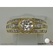 Ring mit Brillanten Solitär Diamanten in 18 750 er Gelb Gold 50 Expertise Edles!