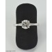 Ring Solitär Einkaräter mit Brillanten Diamanten in 750 er weiss Gold 54 top