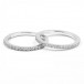 Ring halb memory mit Brillanten Diamanten in 585 er Gold 55 memoire Edel