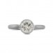 Ring mit Brillant Solitär 1,91 ct. Weiss Gold in 14 Kt 585 er DPL Expertise 58