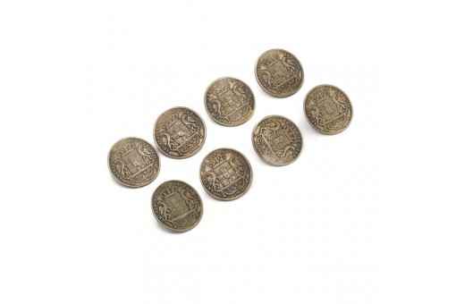 8 originale M&uuml;nzkn&ouml;pfe 30 Kreuzer Maria Theresia Silber 1776 Sammlerst&uuml;cke