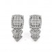 ZEN Design Diamant Ohrringe 18Kt. 750 Gold 1,31 ct. Brillanten Ohrclips