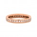 Ring Memoryring mit 34 Brillanten 0,70 ct. in 14 Kt. 585 Rotgold Gr. 56