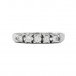 Ring mit 5 Brillanten Diamanten 0,30 ct. in 14 Kt. 585 Weißgold Gr. 55