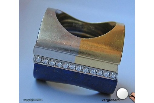 Ring mit Brillant in aus 950 er Platin Diamant Gr&ouml;sse 55 Gold Ringe top!