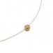 WEMPE Anhänger mit Brillant 0,06 ct. 750 Gold an Schlangenkette 585 Gold 42 cm