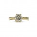 Ring mit Brillantsolitär 1,64 ct. in 14 Kt. 585 Gelbgold Gr. 55 IHK Expertise