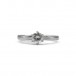 Ring mit Brillantsolitär 0,576 ct. in 18 Kt. 750 Gold IHK & DPL Expertise 54