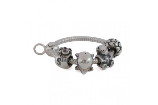 Pandora Moments O Kettenanh&auml;nger mit 4 Charms in 925er Silber Sterling