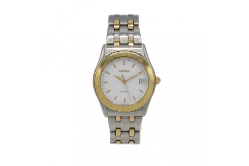 HAU GUCCI Automatic 530/536M Stahl Gold Datum um 1990 edel