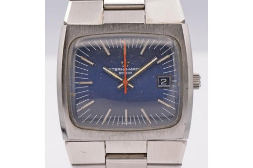 Herren Armbanduhr Eterna Matic 2002 Automatik  Zustand Stahl HAU