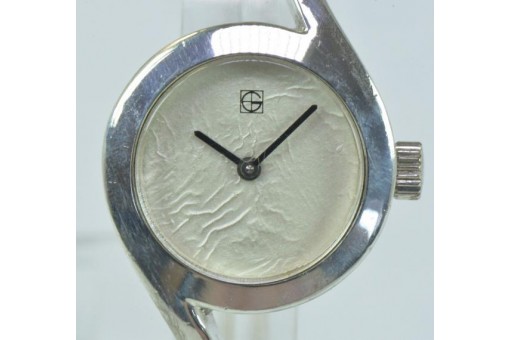 DAU Damen Armbanduhr aus Silber Spange Tracht Handaufzug Marke