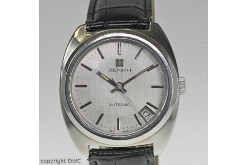 Hau Herren Armbanduhr Marke Zenith XL Tronic Stimmgabelwerk 1970 Uhren top
