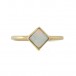 Ring mit Opal Vollopal in 14 Kt. 585 Gelbgold Gr. 53