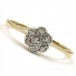 Ring mit 7 Diamanten diamonds 0,07 ct. in 14 Kt. 585 gold Grösse 51 Edel