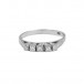 Ring mit 5 Diamanten 0,20 ct. in 14 Kt. 585 Gold 53 edel!