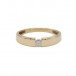 CHRIST Ring Bandring mit Brillantsolitär 0,08 ct. in 14 Kt. 585 Gold Gr. 52