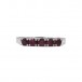 Ring mit 5 Rubinen in 14 Kt. 585 Gold Weiß gold 54 top