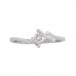 Ring mit Brillant Solitär Diamant Brillanten in 900 er Platin 48