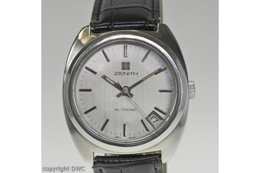 Hau Herren Armbanduhr Marke Zenith XL Tronic Stimmgabelwerk 1970 Sammlerst&uuml;ck