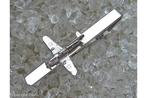 Flugzeugbrosche Silberbrosche Brosche 925 Silber Sterling Clip Lang 65 mm