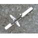 Flugzeugbrosche Silberbrosche Brosche 925 Silber Sterling Clip Lang 65 mm