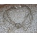 Trachtencollier Silbercollier Collier in 925er Silber Halskette Länge 44 cm