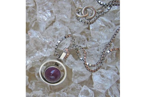 Amethystcollier Silbercollier Collier mit Amethyst Amethyste in 835er Silber 