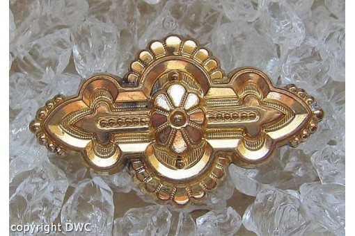 Biedermeierbrosche Brosche Antik Biedermeier Brooch Schaumgold Nr. 10650