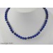 Hals Kette Collier mit Lapis Ketten Colliers Lapislazuli Sterling Silber Langer