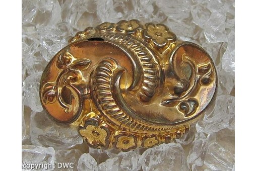 Biedermeierbrosche Brosche Antik Biedermeier Brooch Schaumgold Nr. 10647