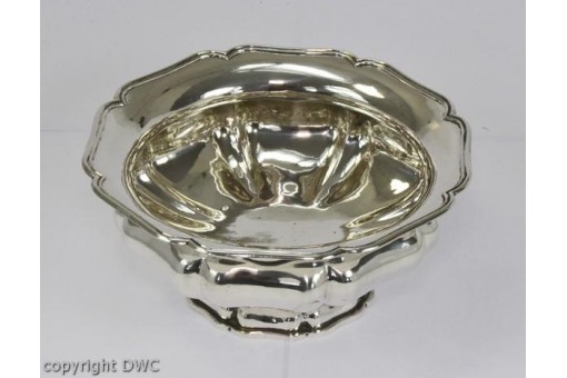 Anbietschale Silberschale Schale aus 12 Lot Silber Antik F.H.Gerike H.7,5 cm